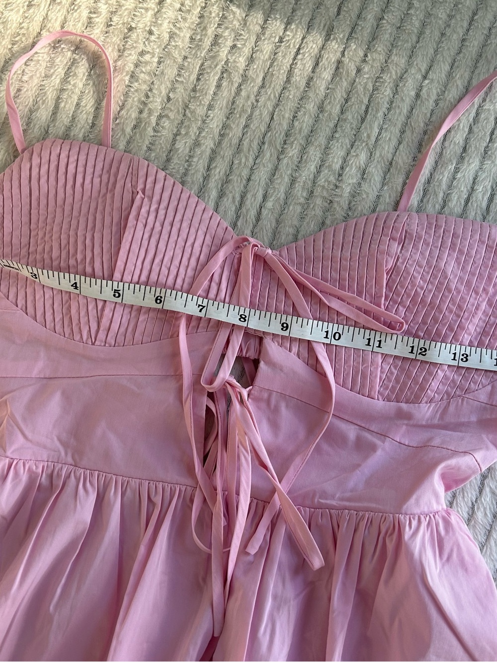 Grey Bandit Noey Dress Women’s Backless Light Pink Summer Dress Size Large NWT - Picture 10 of 14